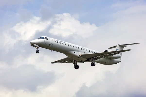 Brussels Airlines Regional Embraer — Stock Photo, Image