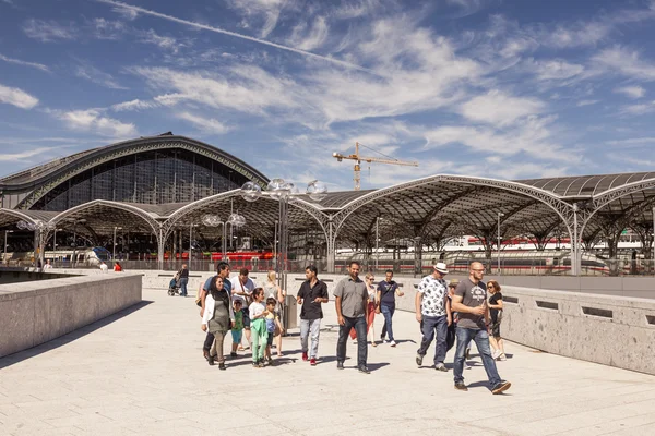 Estação Ferroviária Principal em Colônia, Alemanha — Fotografia de Stock