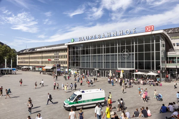 Central Train Station in Cologne, Germany — Stock Photo, Image