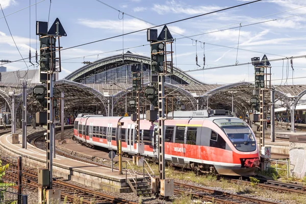 Centraal station in Keulen, Duitsland — Stockfoto