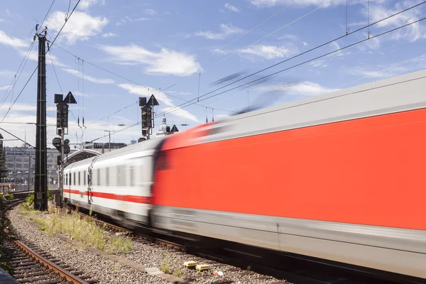 Treno a Colonia, Germania — Foto Stock