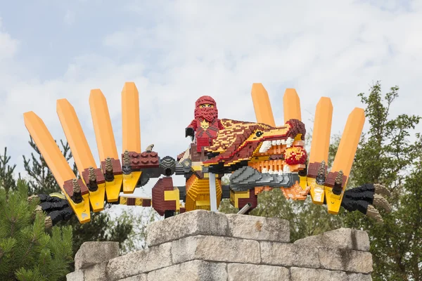 Lego Ninjago op de Legoland Duitsland — Stockfoto