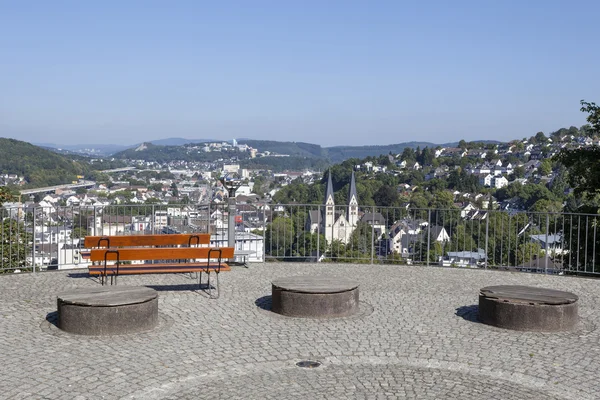 Pohled na město Siegen — Stock fotografie