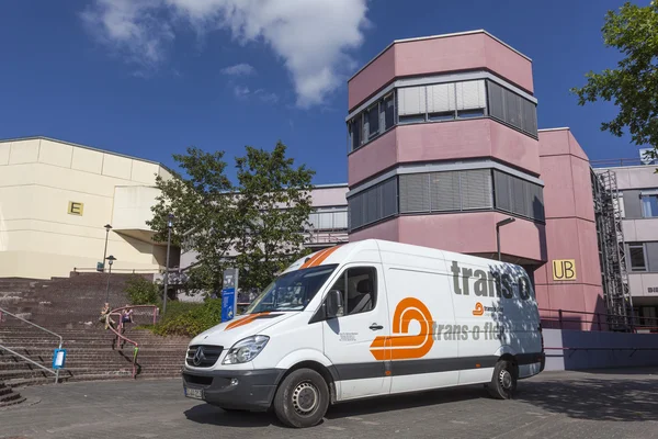 Trans-o-flex delivery van — Stock Photo, Image