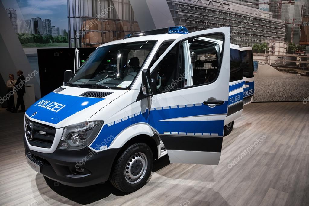 Mercedes Benz Sprinter 316 CDI Polizei van at the 65th IAA