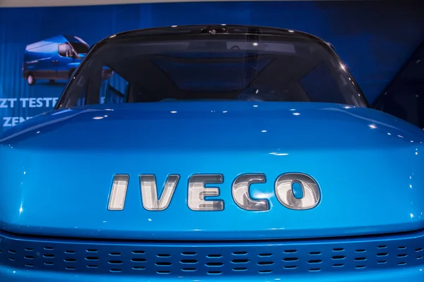 IVECO VISION Concept Van na 65th IAA Commercial Vehicles Fair 2014 em Hannover, Alemanha — Fotografia de Stock