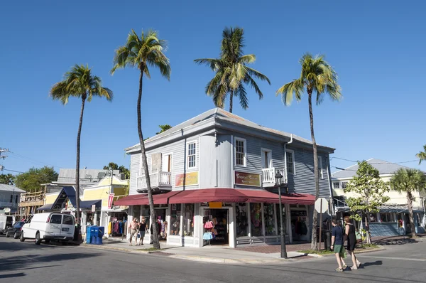 Boutique w tradycyjnym drewnianym budynku w Key West na Florydzie — Zdjęcie stockowe