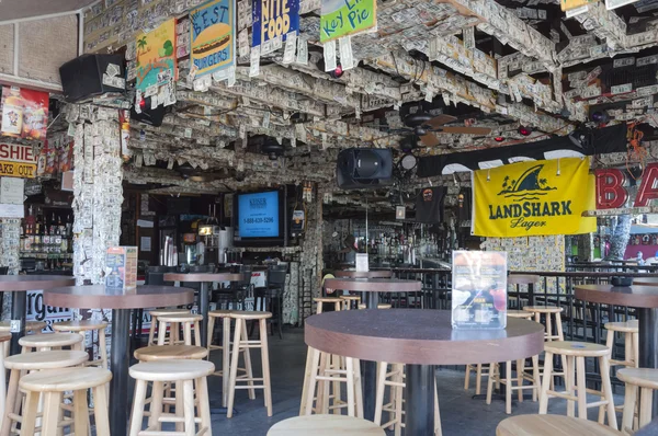 Willie T's dollar bar in Key West, Florida, USA — Stock Photo, Image