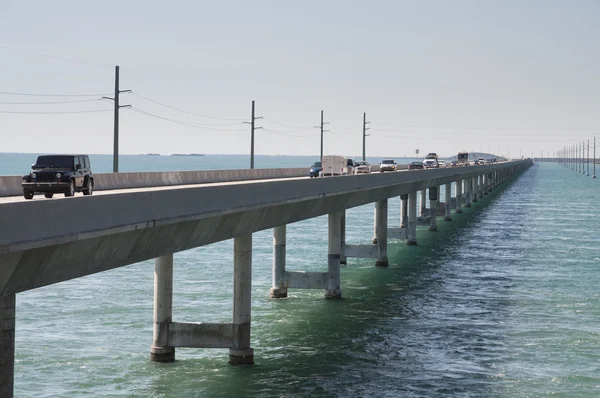 Seven Mile Bridge i Florida Keys, USA – stockfoto