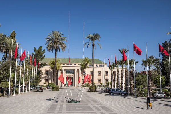 MARRAKESH, MARRUECOS - 21 NOV: Ayuntamiento de Marrakech. 21 de noviembre de 2008 en Marrakech, Marruecos —  Fotos de Stock