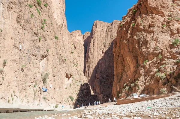 Garganta de Dades en las montañas del Atlas, Marruecos, África — Foto de Stock