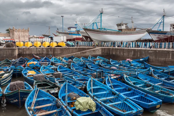 Den gamla hamnen i Essaouira, Marocko — Stockfoto