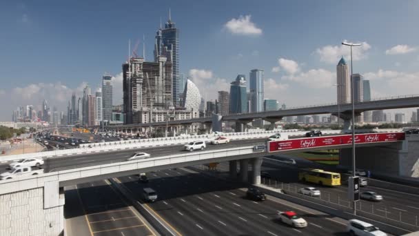 Traffico a Dubai — Video Stock