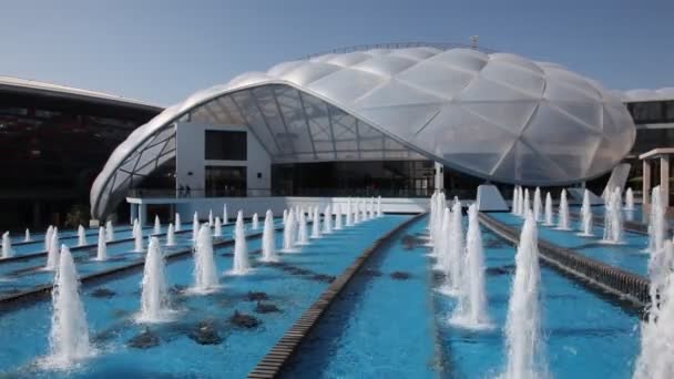 Ferrari World Theme Park em Abu Dhabi — Vídeo de Stock