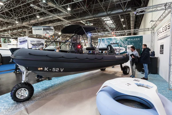 Boot Duesseldorf 2015 - the worlds biggest yachting and water sports exhibition. January 25, 2015 in Duesseldorf, Germany — Stock Photo, Image