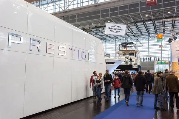 Boot duesseldorf 2015 - die weltgrößte Yacht- und Wassersportmesse. 25. Januar 2015 in Düsseldorf, Deutschland — Stockfoto