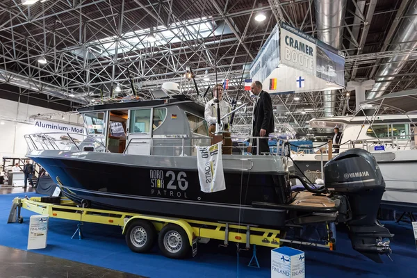 Boot Duesseldorf 2015 - the worlds biggest yachting and water sports exhibition. January 25, 2015 in Duesseldorf, Germany — Stock Photo, Image