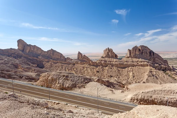 Джебель Хафит гор на окраине Аль-Айн, Эмират Абу-Даби, ОАЭ — стоковое фото