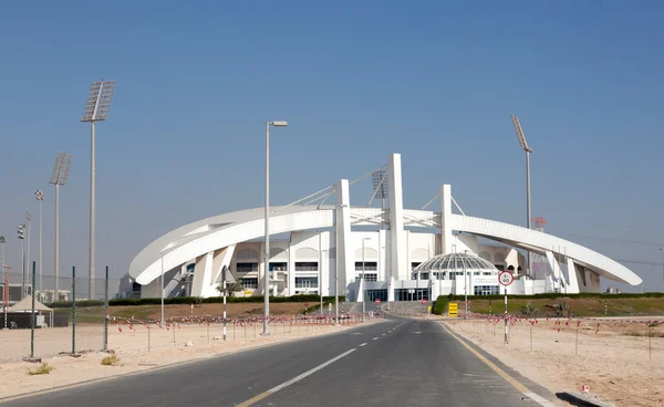 ABU DHABI - DEC 21: The Abu Dhabi Cricket Club Stadium. December 21, 2014 in Abu Dhabi, United Arab Emirates — Stock Photo, Image