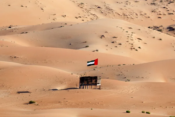Moreeb dune na área de Liwa Oasis, Emirado de Abu Dhabi, Emirados Árabes Unidos — Fotografia de Stock