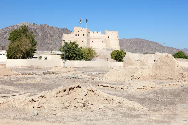 Historisches fort in fujairah, vereinigte arabische emirate — Stockfoto