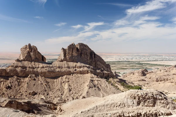 Джебель Хафит гор на окраине Аль-Айн, Эмират Абу-Даби, ОАЭ — стоковое фото