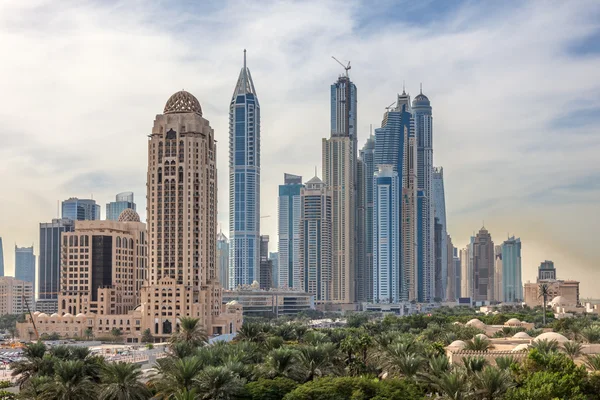 Dubai Marina Skyscrapers. Dubai, Émirats arabes unis — Photo