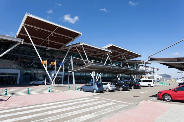 Exterior do Aeroporto Internacional de Zaragoza, Espanha — Fotografia de Stock