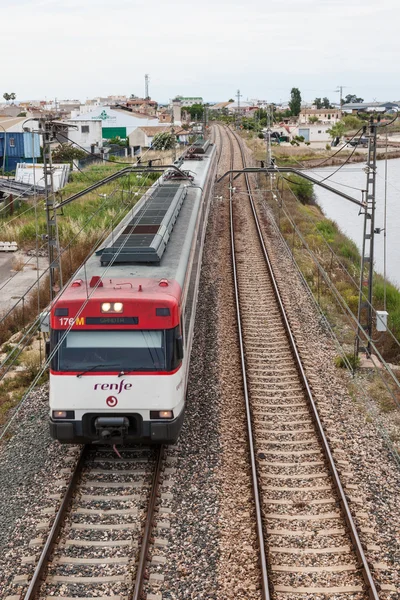 Tren de pasajeros en España — Foto de Stock