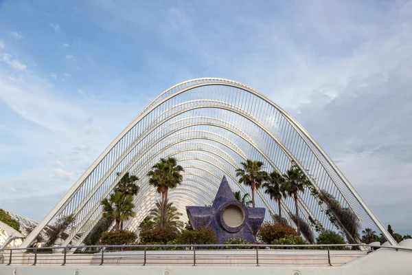 Stadt der Künste und Wissenschaften in Valencia — Stockfoto
