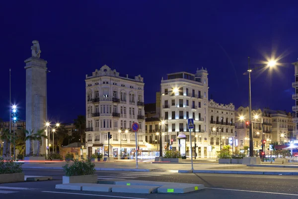 Valencia de noche, España — Foto de Stock