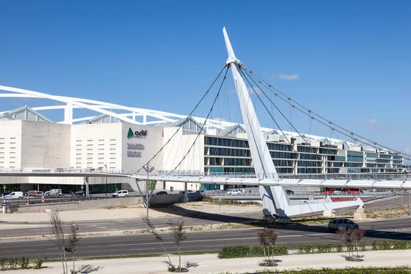 Pedestrian Overpass in Zaragoza — Stock Photo, Image