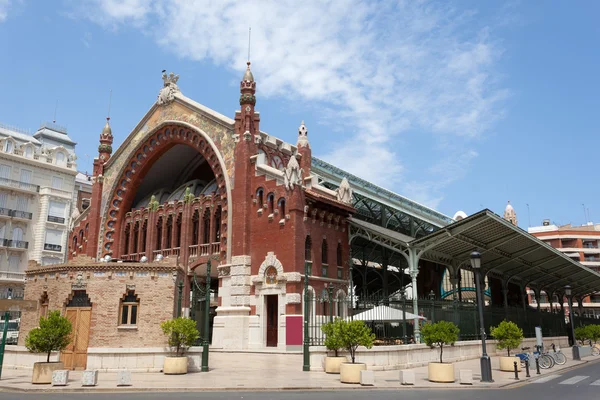 在 Valencia，西班牙结肠市场 — 图库照片