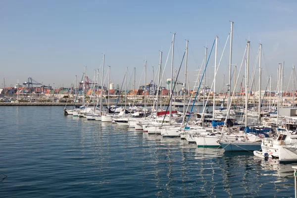 Marina in valencia, Spanje — Stockfoto
