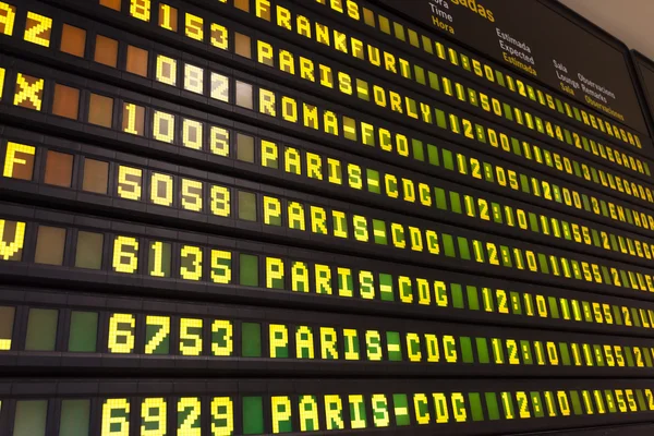 Departure Arrival Board — Stock Photo, Image