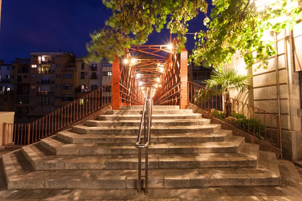西班牙赫罗纳的人行天桥 — 图库照片