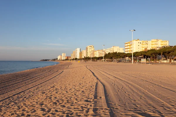 Pláži v Platja d'Aro, Španělsko — Stock fotografie