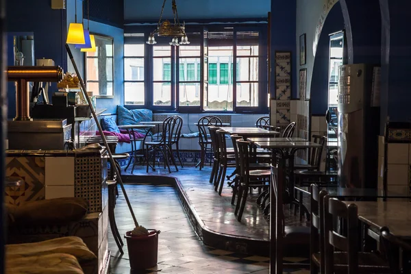 Interior de una cafetería — Foto de Stock