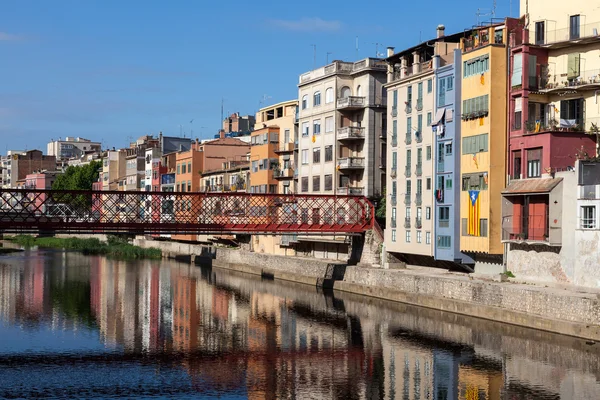 Il centro storico di Girona, Catalogna, Spagna — Foto Stock