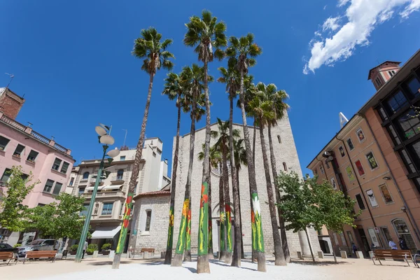 Palmeras en Almería, España — Foto de Stock