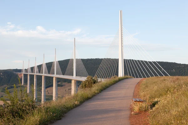 Wiadukt Millau we Francji — Zdjęcie stockowe