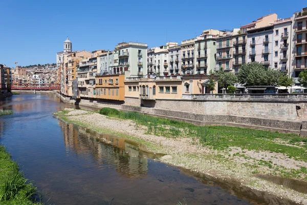 Schilderachtige oude stad van Girona, Spanje — Stockfoto