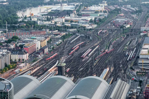 Estación de tren de Frankfurt Main — Foto de Stock