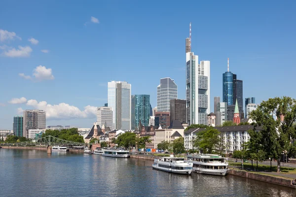 Skyline di Francoforte sul Meno, Germania — Foto Stock