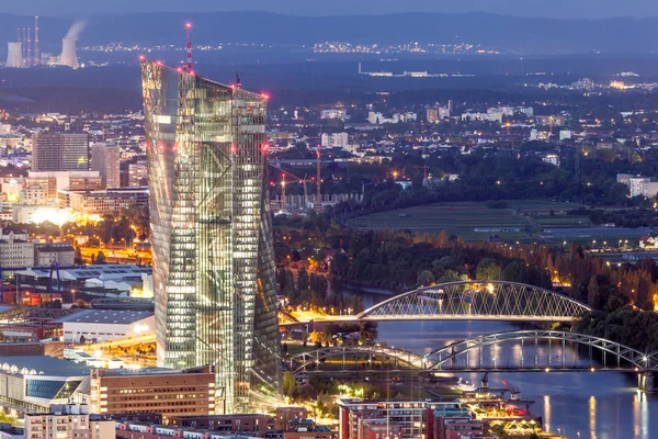 Avrupa Merkez Bankası frankfurt Main, Almanya — Stok fotoğraf