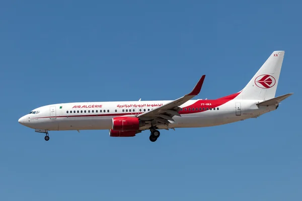 Boeing 737-800 aircraft of the Air Algerie — Stock Fotó