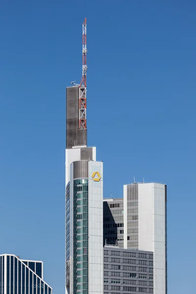 Commerzbank Tower in Frankfurt Main, Germany — ストック写真