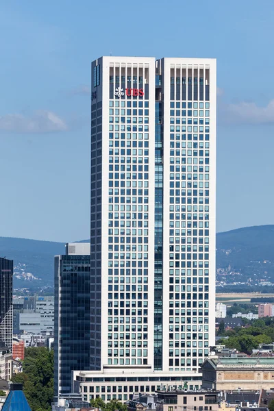 Башня UBS во Франкфурте-на-Майне, Германия — стоковое фото