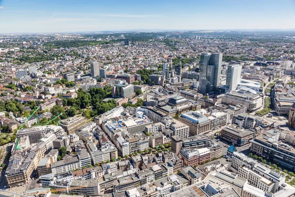 View of Frankfurt Main city — Zdjęcie stockowe