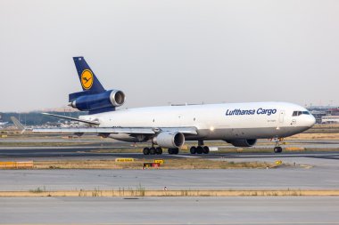 McDonnell Douglas MD-11 Freighter of the Lufthansa Cargo clipart